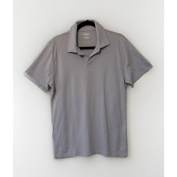 Bonobos Polo Shirt Mens Large Lavender Slim Fit‎ Golf Short Sleeve - Picture 1 of 8